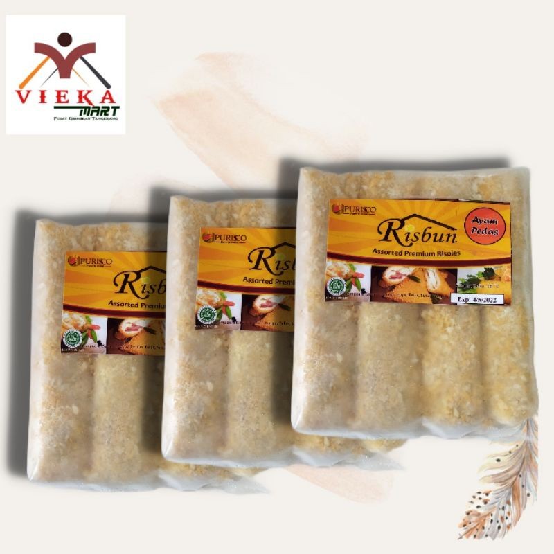 

Risoles Risbun Ayam Pedas isi 8 pcs