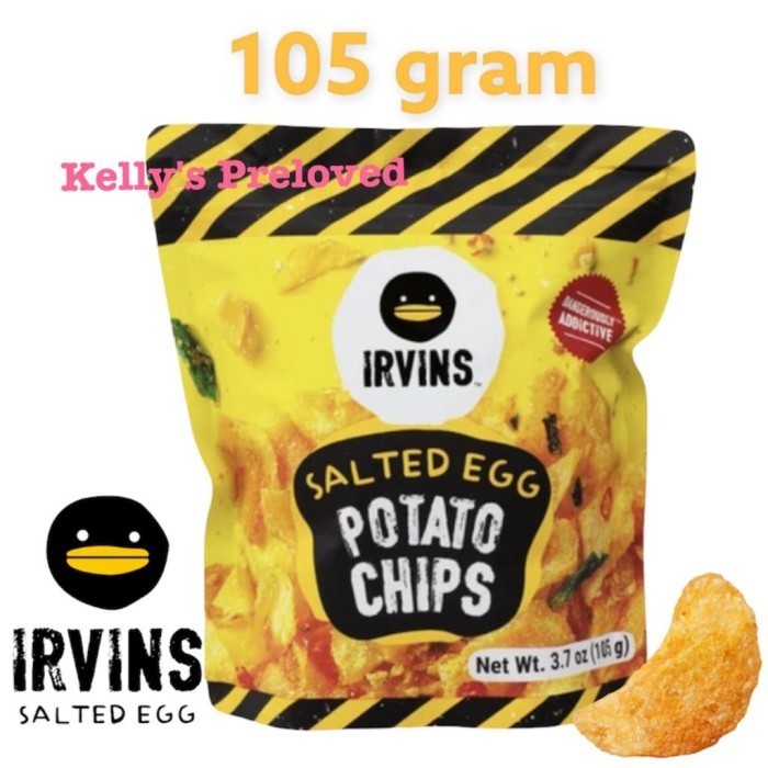 

Terbaru IRVINS SALTED EGG POTATO CHIPS 105 GRAM | PRODUCT OF SINGAPORE