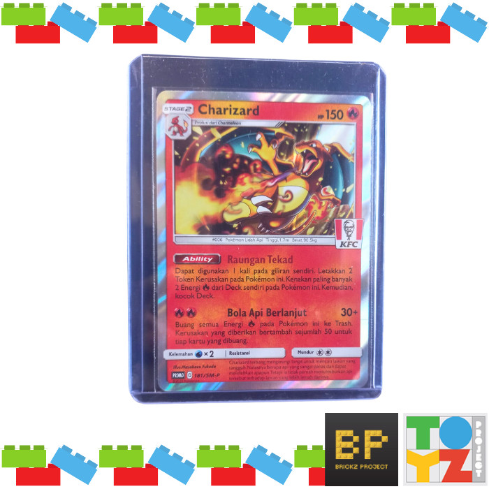 Kartu TCG Pokemon - KFC Promo - Charizard