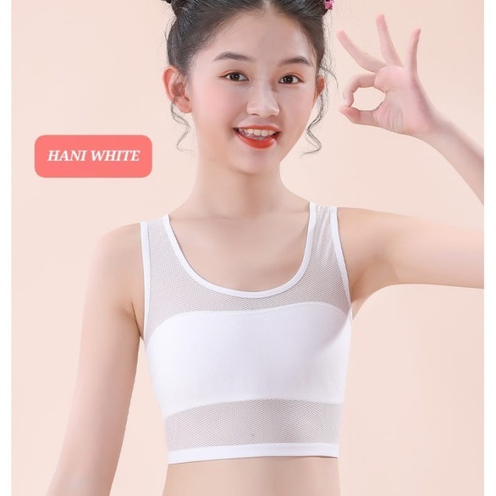 HANI MINISET SPORT BRA PAKAIAN DALAM ANAK SD SMP REMAJA BH  ADEM - HANI PINK
