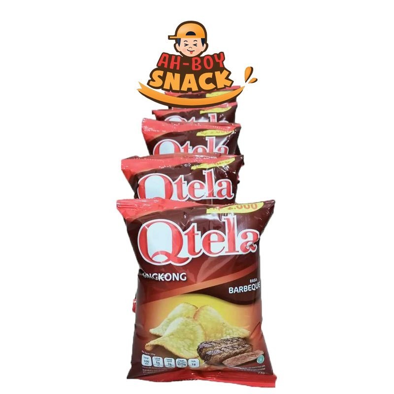 

CHIKI QTELA SINGKONG PER RENCENG ISI ( 10 SACHET X 23 GRAM) - QTELA BARBEQUE PER RENCENG