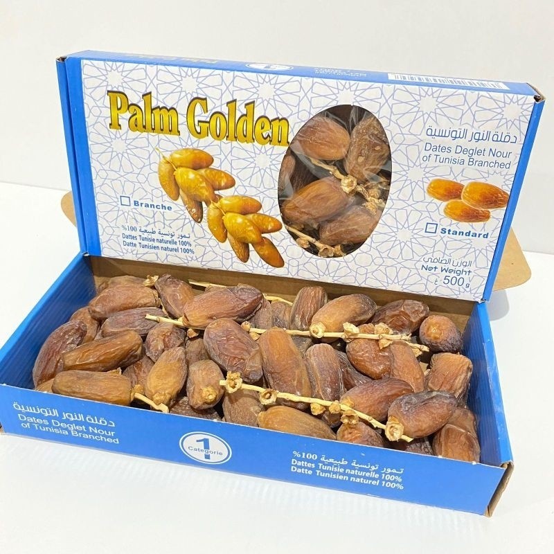 

Palm Golden - Kurma Tunisia Tangkai 500gr