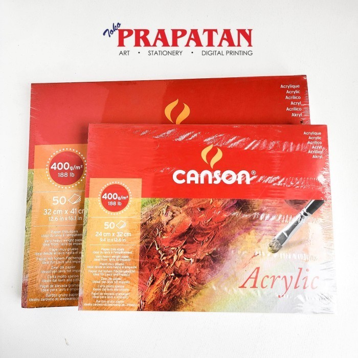 

Canson Acrylic Pad 400gsm - 24x32cm 10sheet -yy41