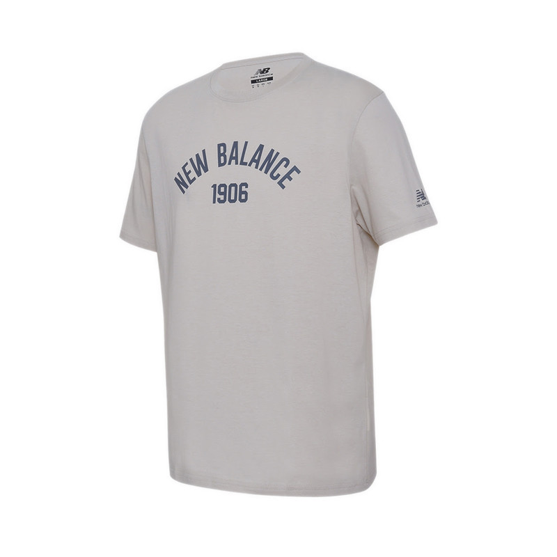 New Balance Essentials Varsity Mens T-shirt - Grey