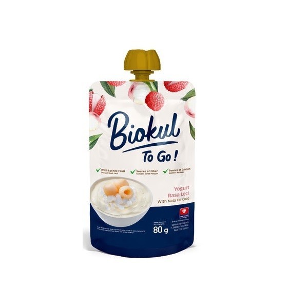 

BIOKUL YOGHURT TO GO LYCHEE POUCH 80 GR