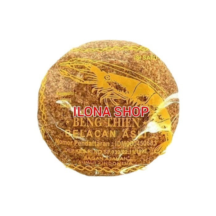 

TERASI BENG THIEN ASLI TRASI UDANG MEDAN 150GR