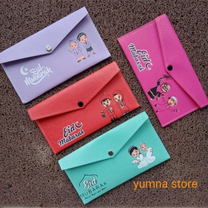 

DWG New Dompet Angpao Lebaran Besar / Dompet Amplop Kancing 12pcs