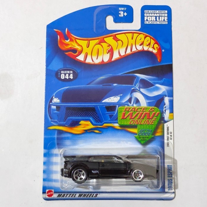 HW Hot Wheels Lotus Esprit hitam card lama -DD24