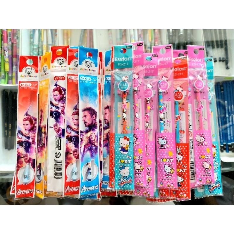 

Mengenal Lebih Jauh Tentang Pulpen Alat Tulis yang Penuh Makna - Isi / reffil bolpen gel karakter per 1pcs