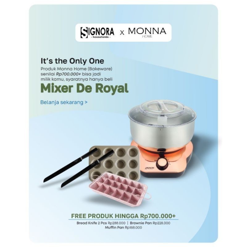 Mixer De Royal / Signora Mixer De Royal Berhadiah Langsung