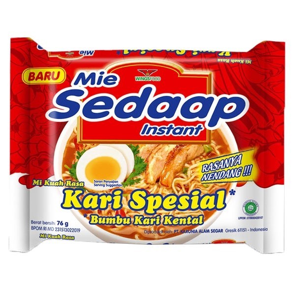 

Mie Sedaap Rasa Kari Kental Spesial 75 Gram