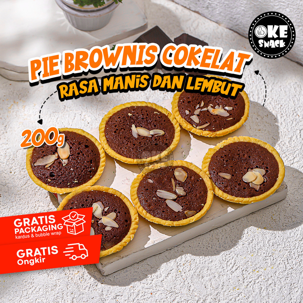

Pie Brownies Susu Coklat 200g