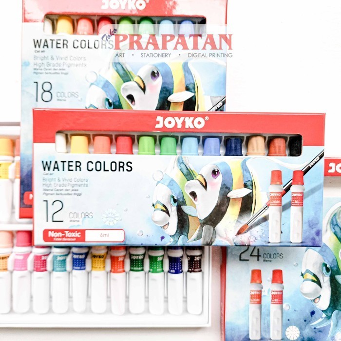 

Joyko Watercolor Set Tube 12ml | Cat Air Set - 12X12ML