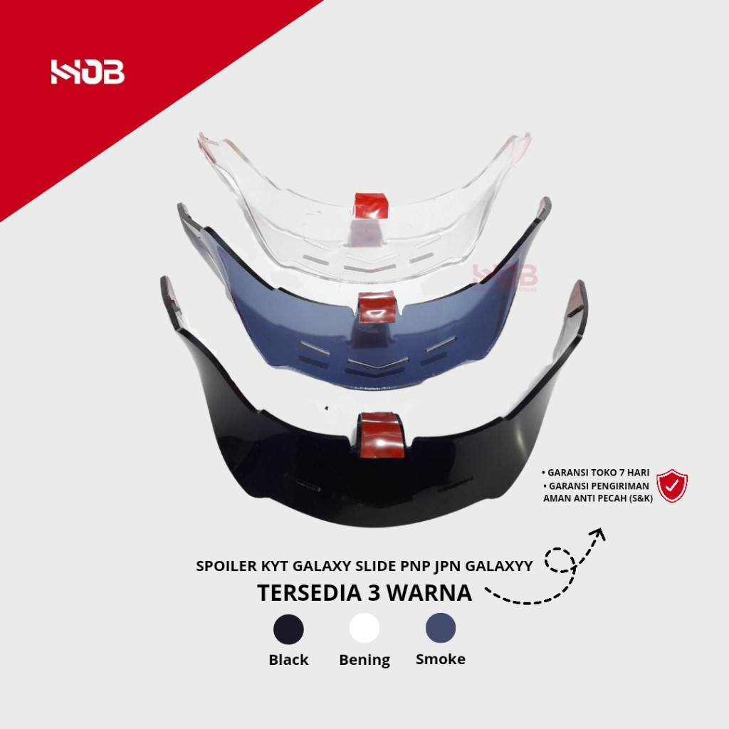 Spoiler KYT GALAXY SLIDE PNP JPN GALAXY - spolier kyt galaxy slide pnp japan galaxy AKSESORIS HELM /