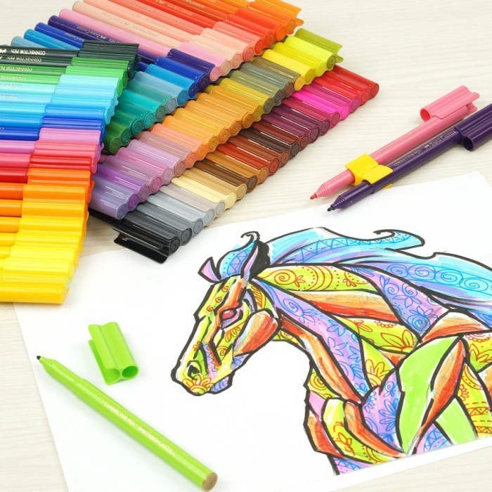 

Connector Pen - Faber Castell Spidol Kreatif Set Semua Ukuran - 10 Warna