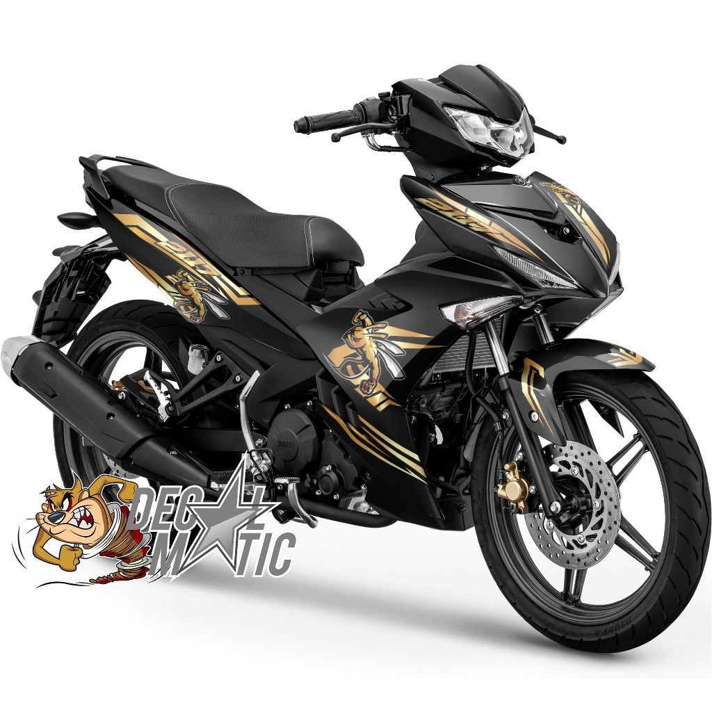 Stiker MX KING Full Body Decal  Jupiter MX 135 OLD / NEW MX KING 150  Full Body - Lebah Gold