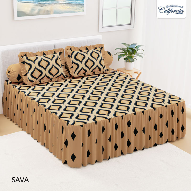 CALIFORNIA Sprei King Rumbai 180x200 Sava