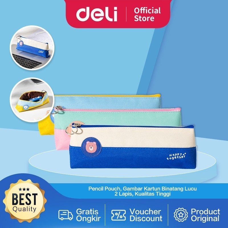 

Deli Pencil Case / Tempat Pensil Bahan Kain 20cm - EH908