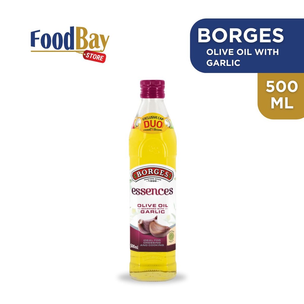 

BORGES Olive Oil With Garlic Minyak Zaitun dengan bawang putih 500 ml