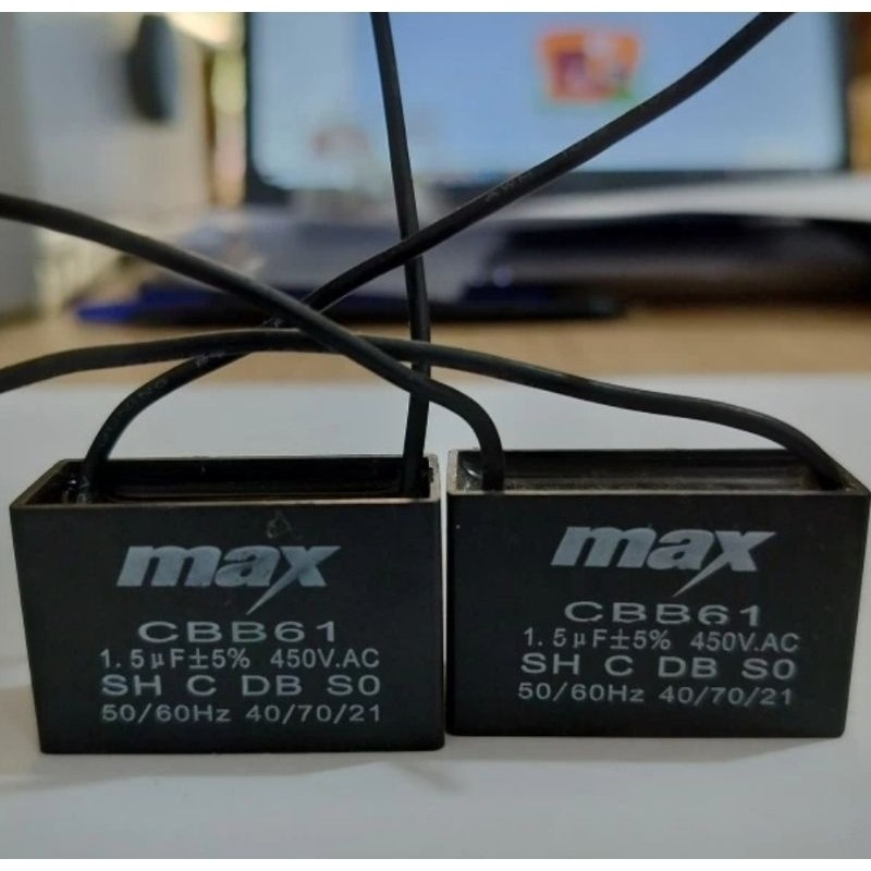 kapasitor kipas angin 1,5uf 1.5uf 1,5 1.5 1 5 uf 1 5uf capasitor 400v Fajar elektro 2