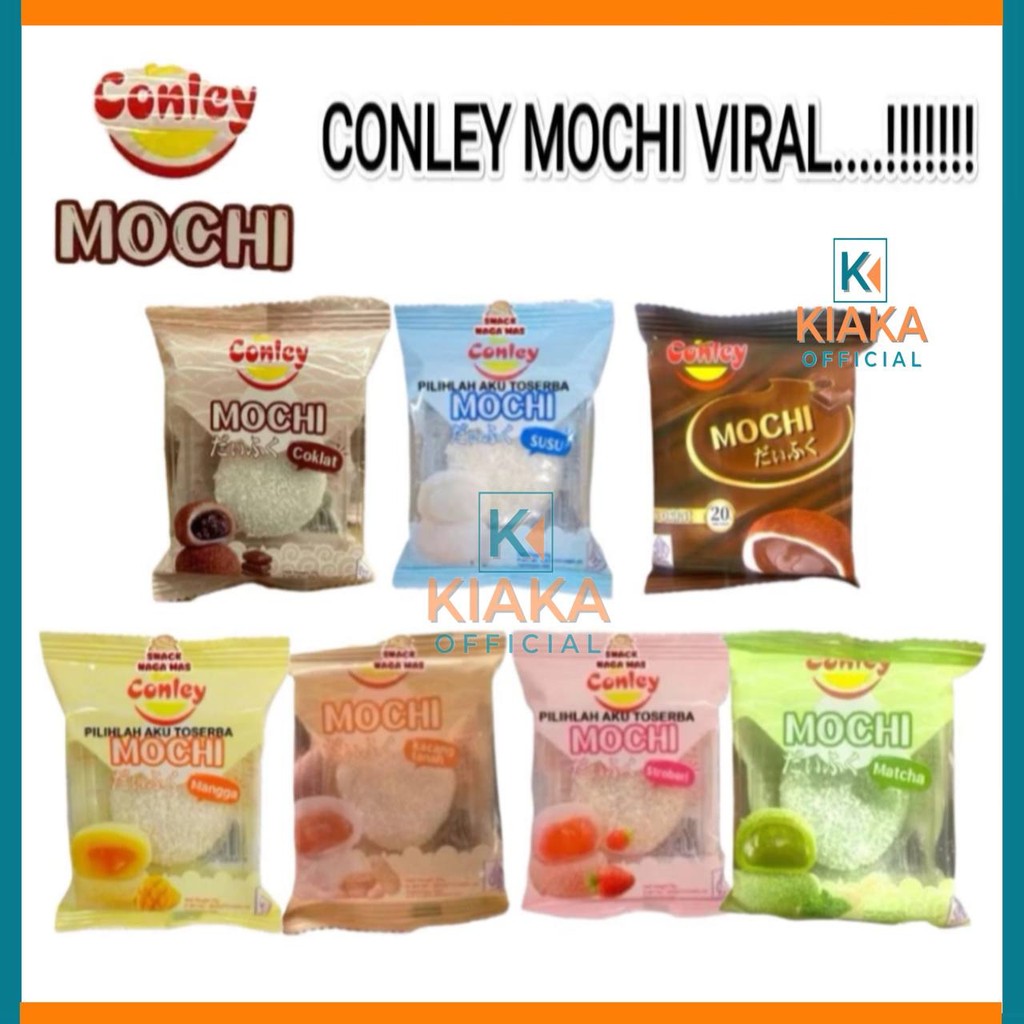 

ECERAN CONLEY MOCHI VIRAL1 SACHET COKLAT MANGGA STRAWBERRY SUSU KACANG MACHA SUPER COKLAT BPOM HALAL ORIGINAL