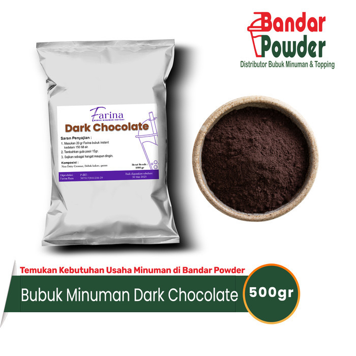 

Dark Chocolate Powder - Cokelat Bubuk Cocoa - Minuman Coklat - 500 gram