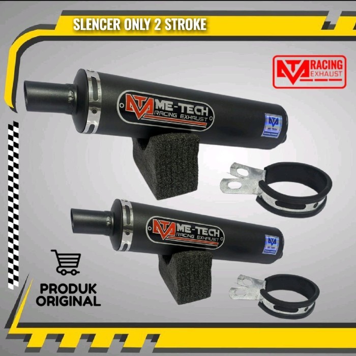 SLENCER KNALPOT RACING 2 STROKE BLACK SERIES