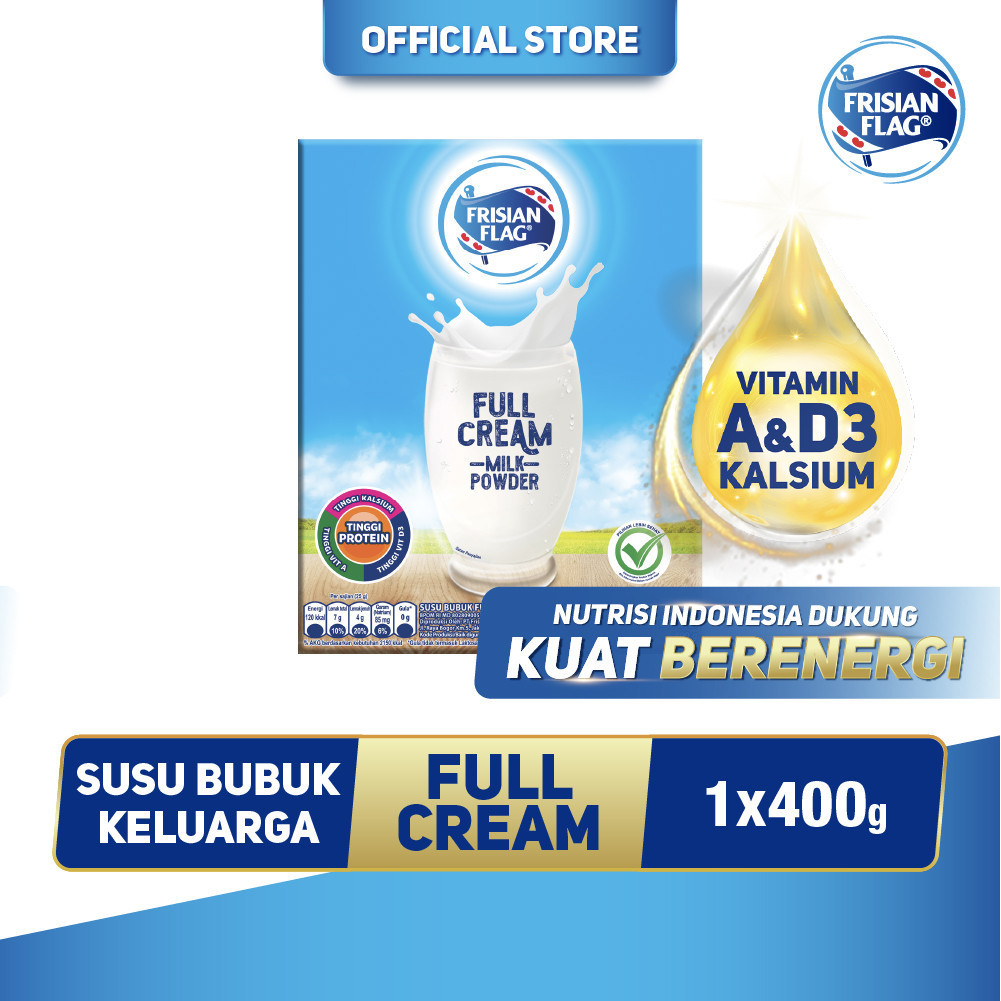 

Frisian Flag Susu Bubuk Keluarga Fullcream 400g - 1 pcs