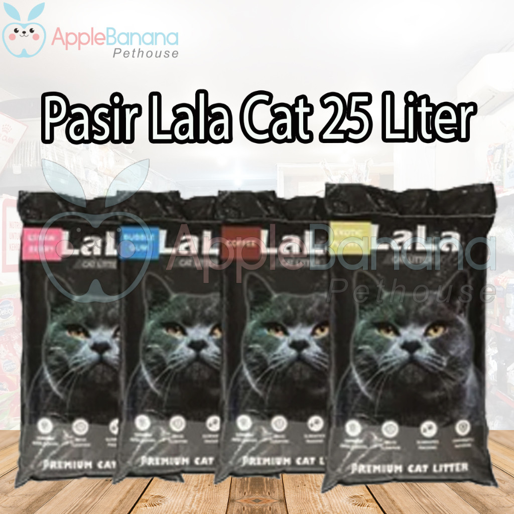 Pasir Kucing LALA 25 Liter - Lala Cat Litter 25 L Pasir Gumpal Wangi