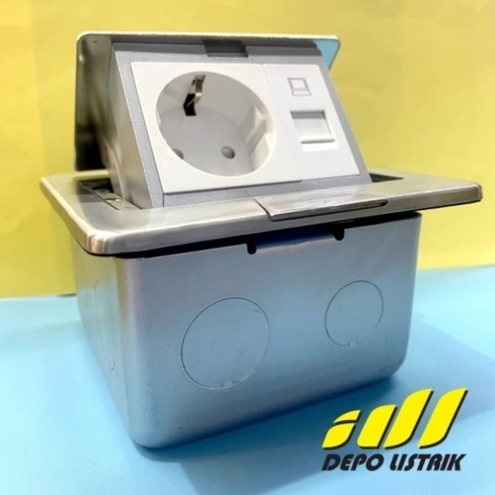 STOP KONTAK LANTAI BOSS STOP KONTAK + OUTLET DATA CAT6 BOSS ORIGINAL