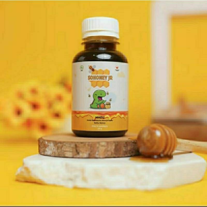 

Sohoney Jr - Multivitamin Penambah Nafsu Makan Anak Paket 1Box - Madu Tanpa Efek Samping