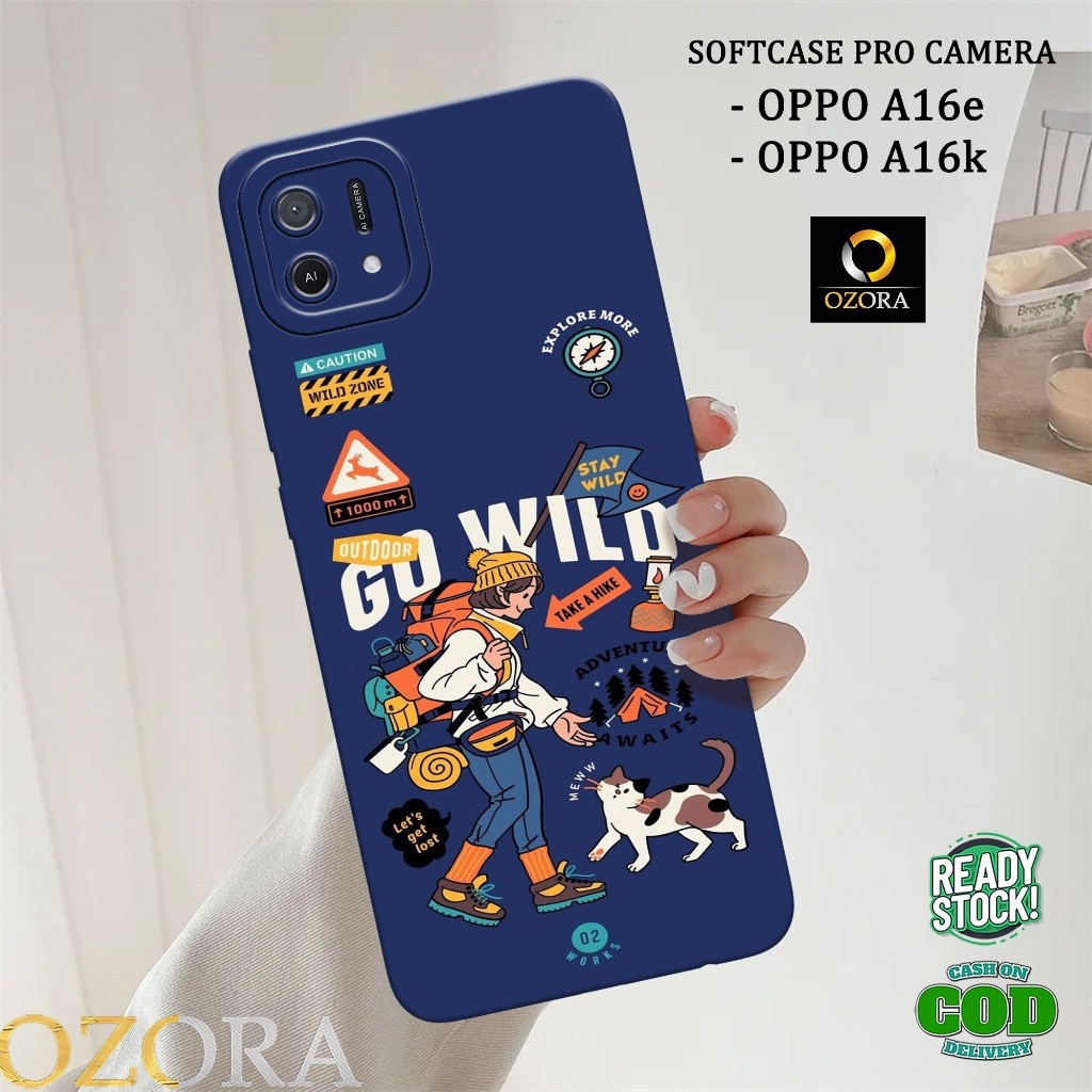 OZORA - Softcase Hp Oppo A16e / A16k Terbaru - Fashion Case AESTHETIC - Case Hp Oppo A16e / A16k - C