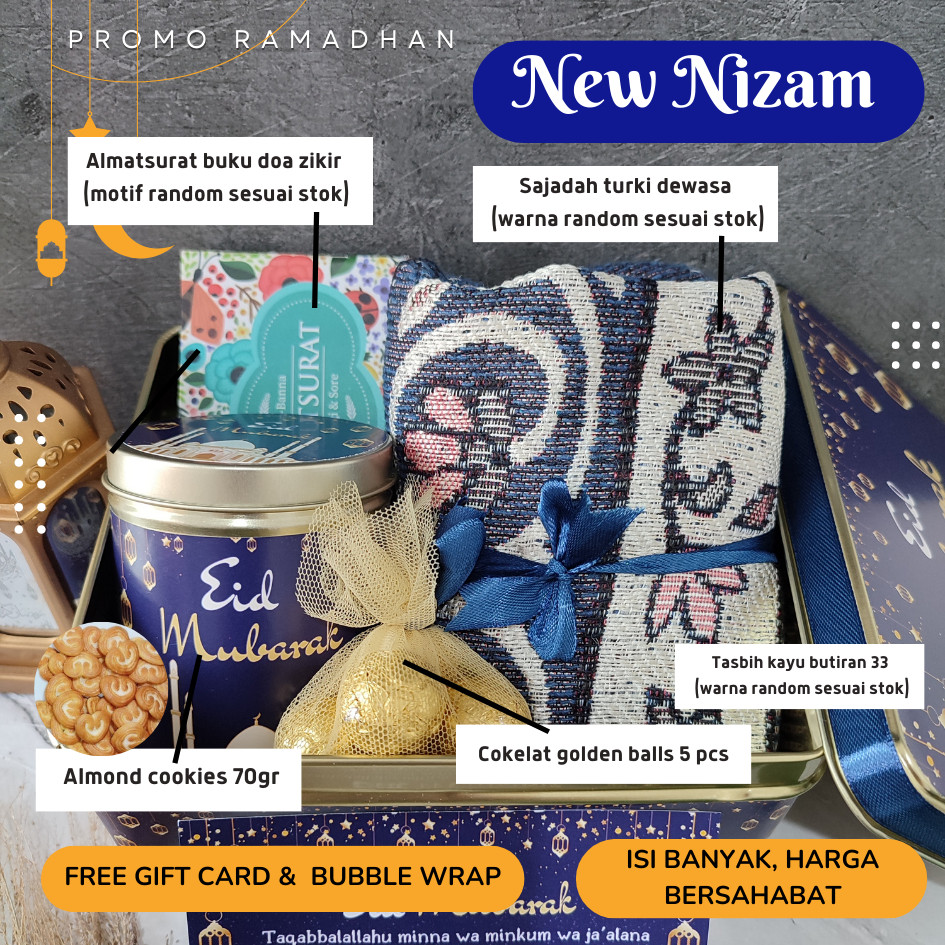 

Hampers Ramadhan Idul Fitri Kekinian Unik Murah Keren / Hampers Idul Fitri / Parcel Ramadan / Parsel Lebaran Kado Hari Raya Navy Tin Parcel Paket Kue Kering Ramadhan by Hapunni Collection