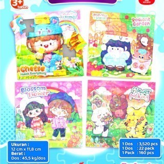 

RBP Puzzle mainan edukasi / puzzle cute gril momo