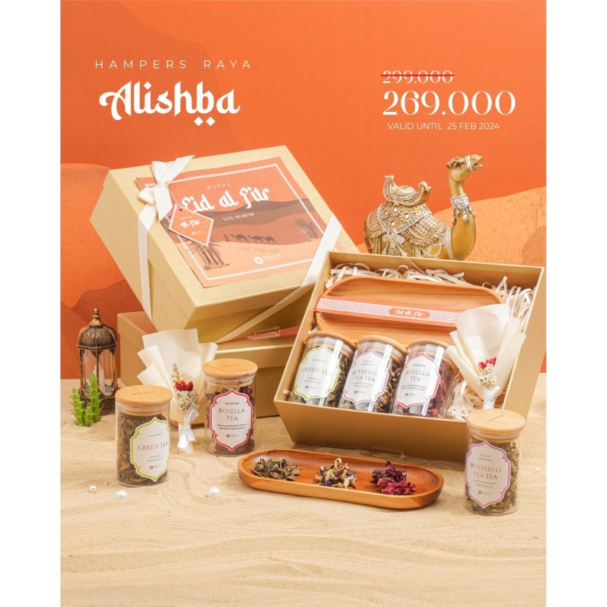 

Hampers Alishba Dekayu / Hampers Lebaran 2024 / Parcel Lebaran - Diskon 10%
