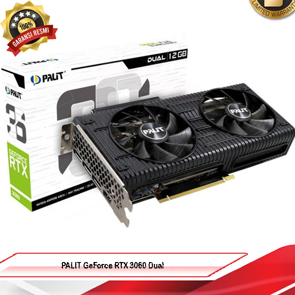PALIT GeForce RTX 3060 Dual | GeForce RTX 3060 12GB GDDR6 | VGA Gaming