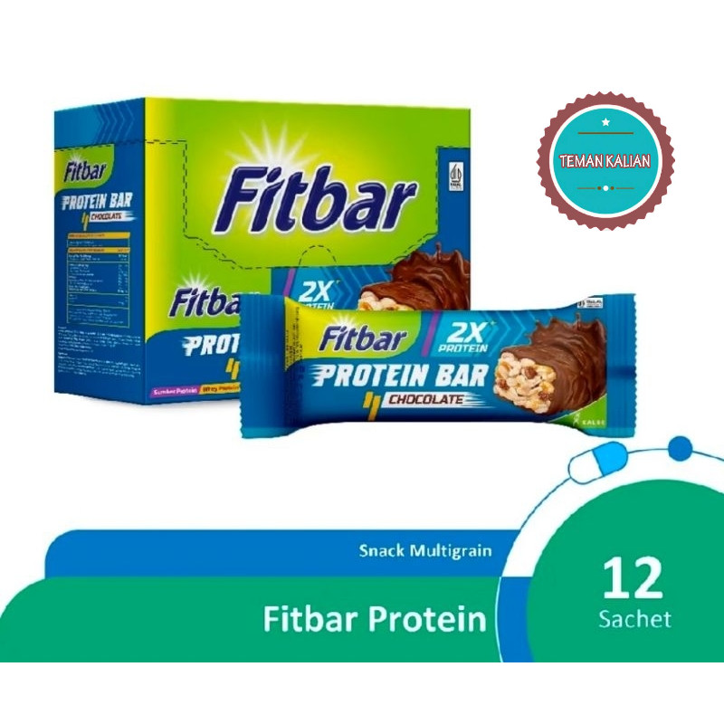 

Fitbar Protein Bar chocolate 25gr Isi 12pcs
