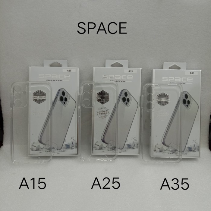 SAMSUNG A55 SOFT HARD CASE PREMIUM SPACE MILITARY CLEAR