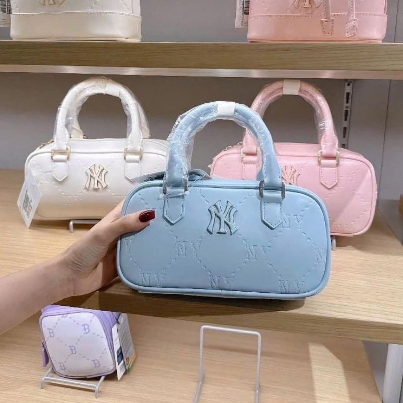 MLB Logo Shoulder Crossbody Bag Handbag NY