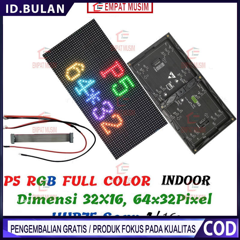 Panel Module Led P5 RGB/Full Color Outdoor SMD Running Text/Panel Module LED P5 Running Text SMD RGB