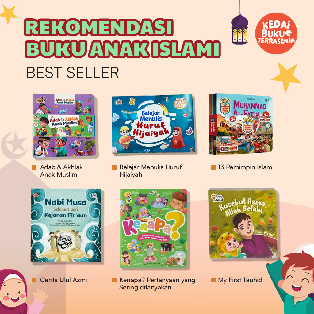 OWL | KUMPULAN REKOMENDASI BUKU ANAK ISLAMI BEST SELLER