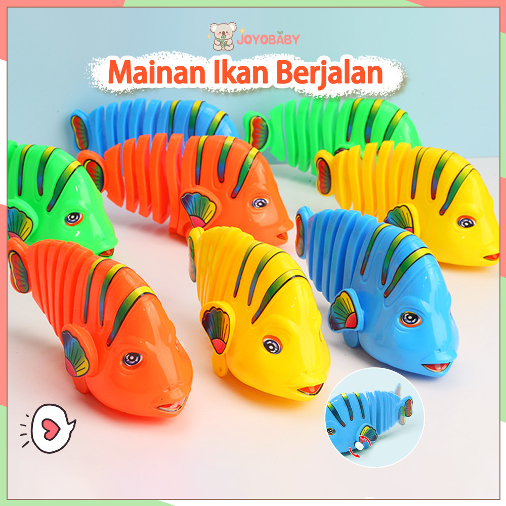 JOYOBABY Mainan Ikan Goyang/Menggoyang Ekor Mainan Ikan/Mainan Anak Ikan Bergerak/Mainan Edukasi Bay