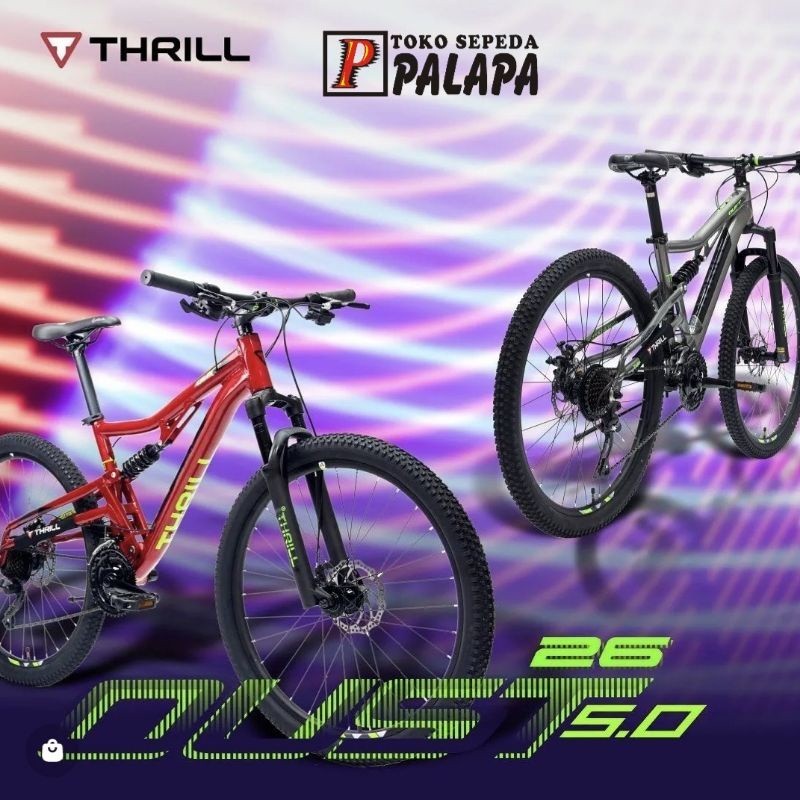 PROMO SPESIAL MTB 26 THRILL OUST 5.0 NEW 2022 Sepeda Gunung 5