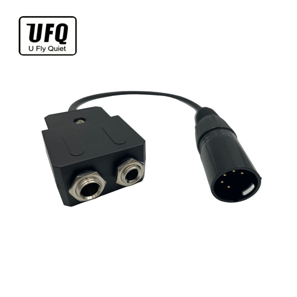 Adapter Headset Dual GA Boeing to Airbus XLR Plug UFQ
