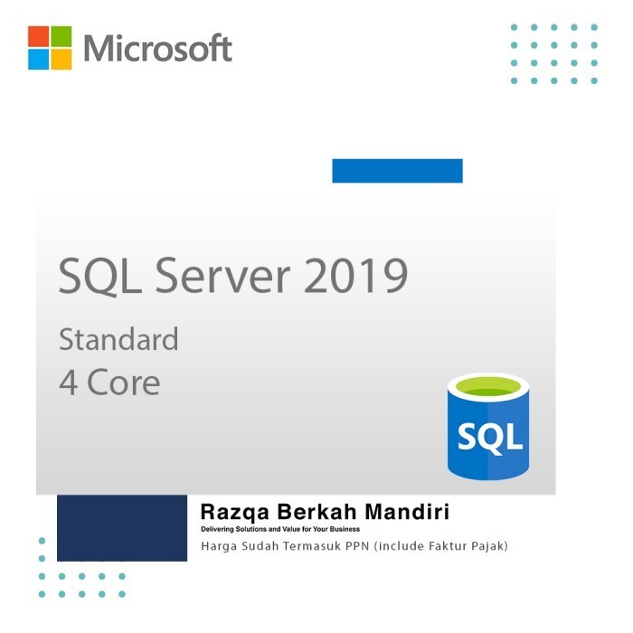 Microsoft SQL Server 2019 standard 4 core ESD ORIGINAL