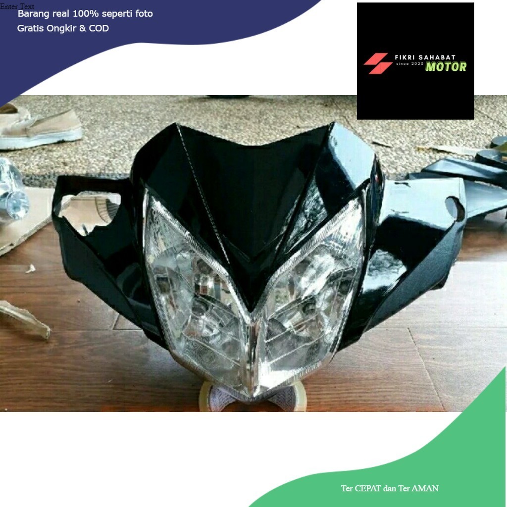 batok lampu plus reflektor supra x 125batman hitambatok depan plus reflektor supra x 125batman hitam