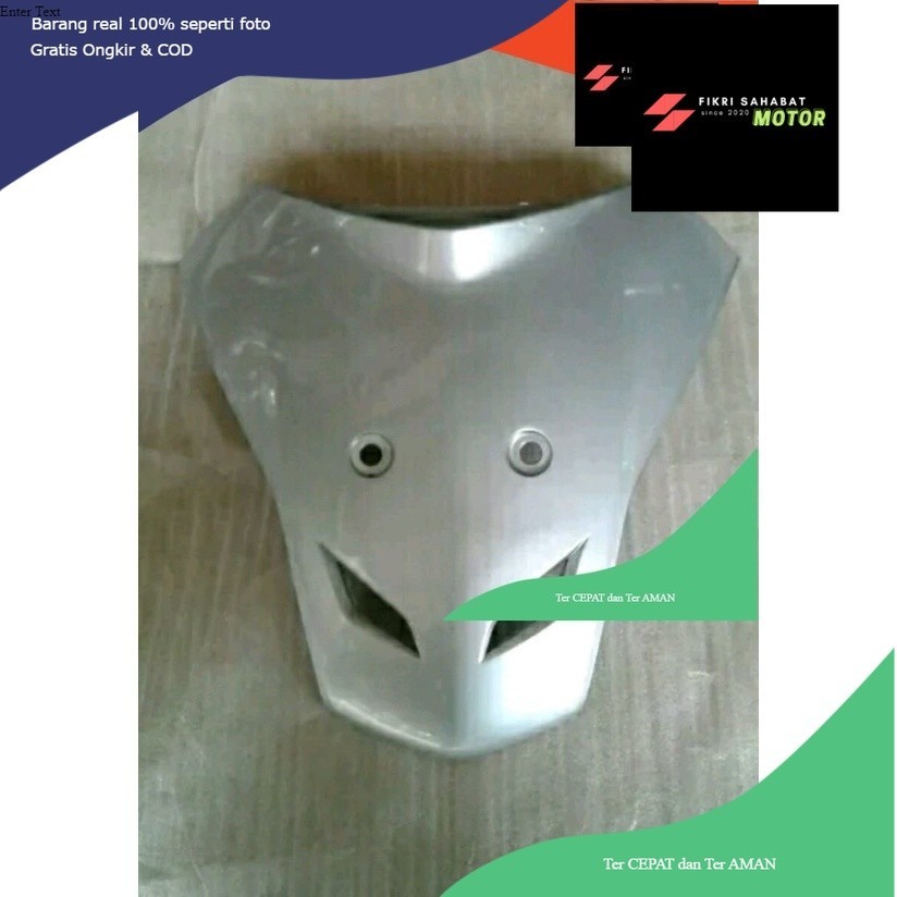 Tameng supra fit new silver/dasi supra fit new silver/dada supra fit new silver