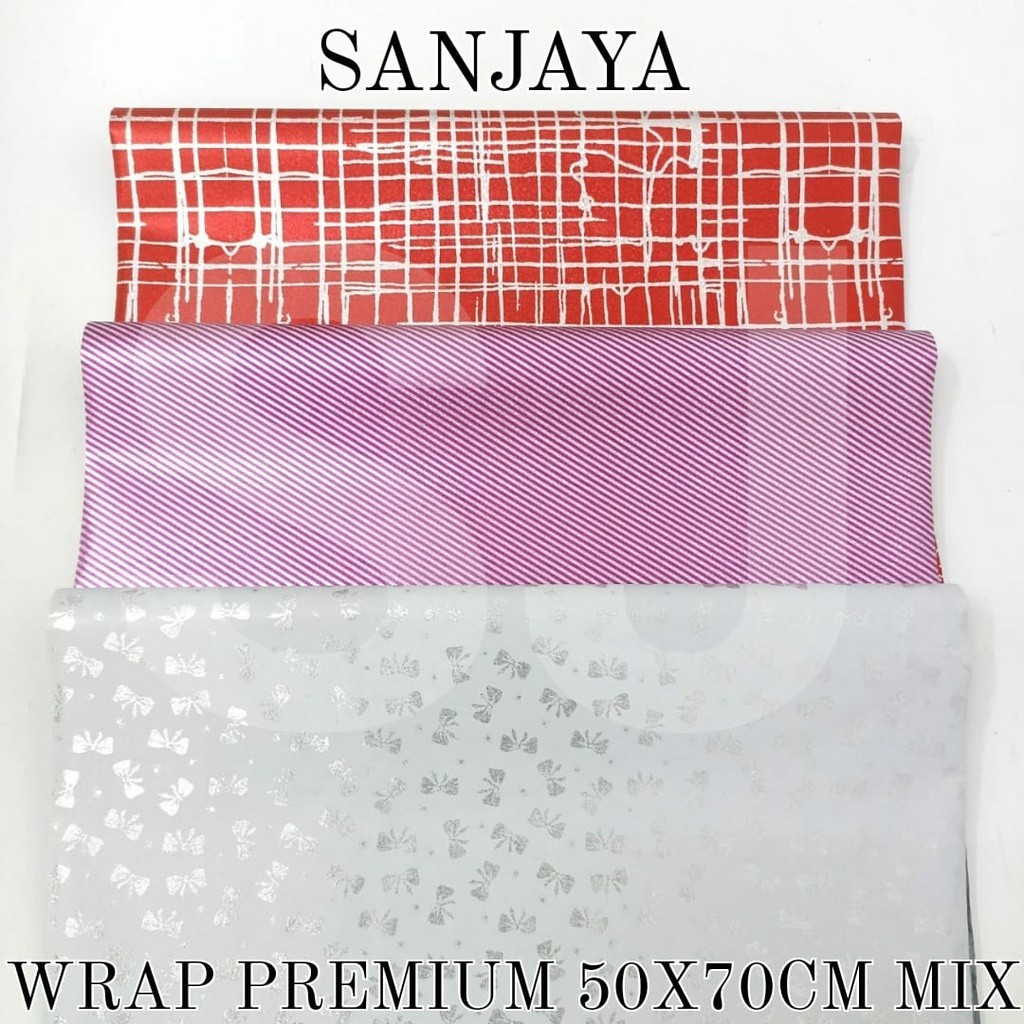 

(HASANS FLORIST)[50 Lembar] Kertas Kado Motif / Kertas Pembungkus Kado / Wrapping Paper / Kado Wrap Premium 50x70Cm