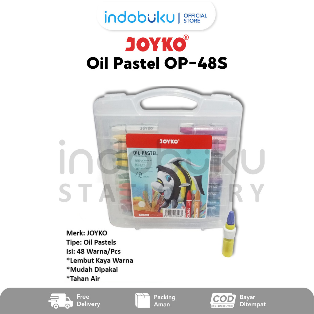 

Oil Pastel Joyko Krayon Minyak Joyko 48 Warna OP-48S