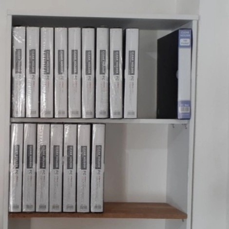 

PROMO!! -Clear holder 100 lbr /map plastik /dokumen keeper 100 lbr folio/f4